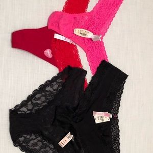 5 pairs of brand new w/tags lace panties